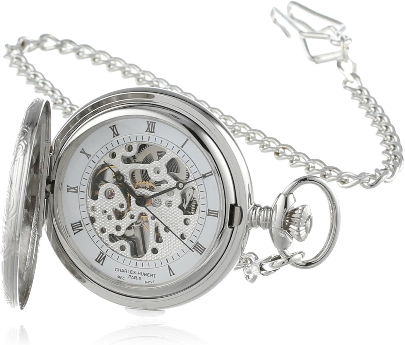 modern mechanical pocket watch