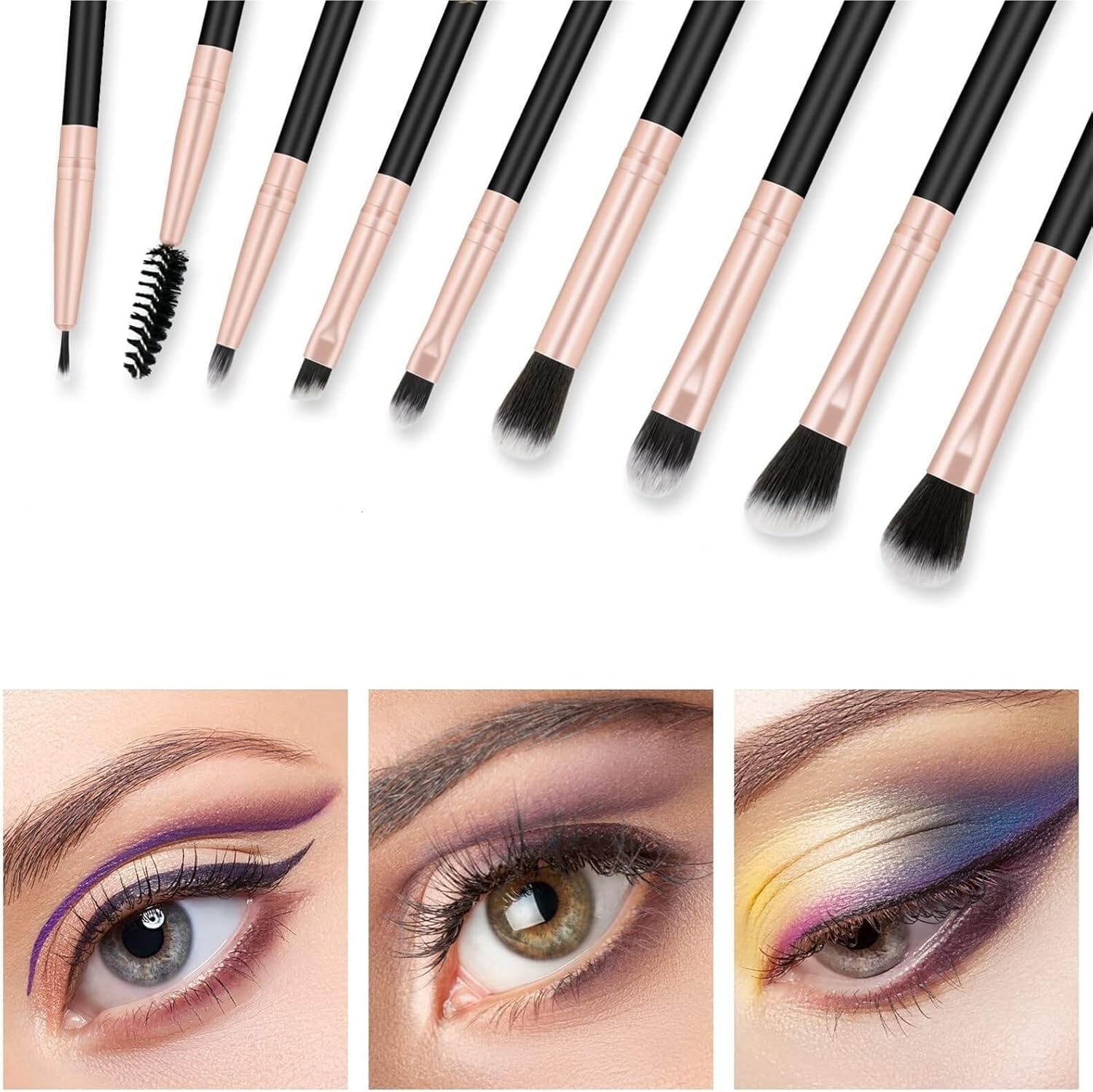 Make-up-Pinsel, Make-up-Pinsel-Set, 14-teiliges Set, Hochwertiges Make-up-Werkzeug In Schwarz