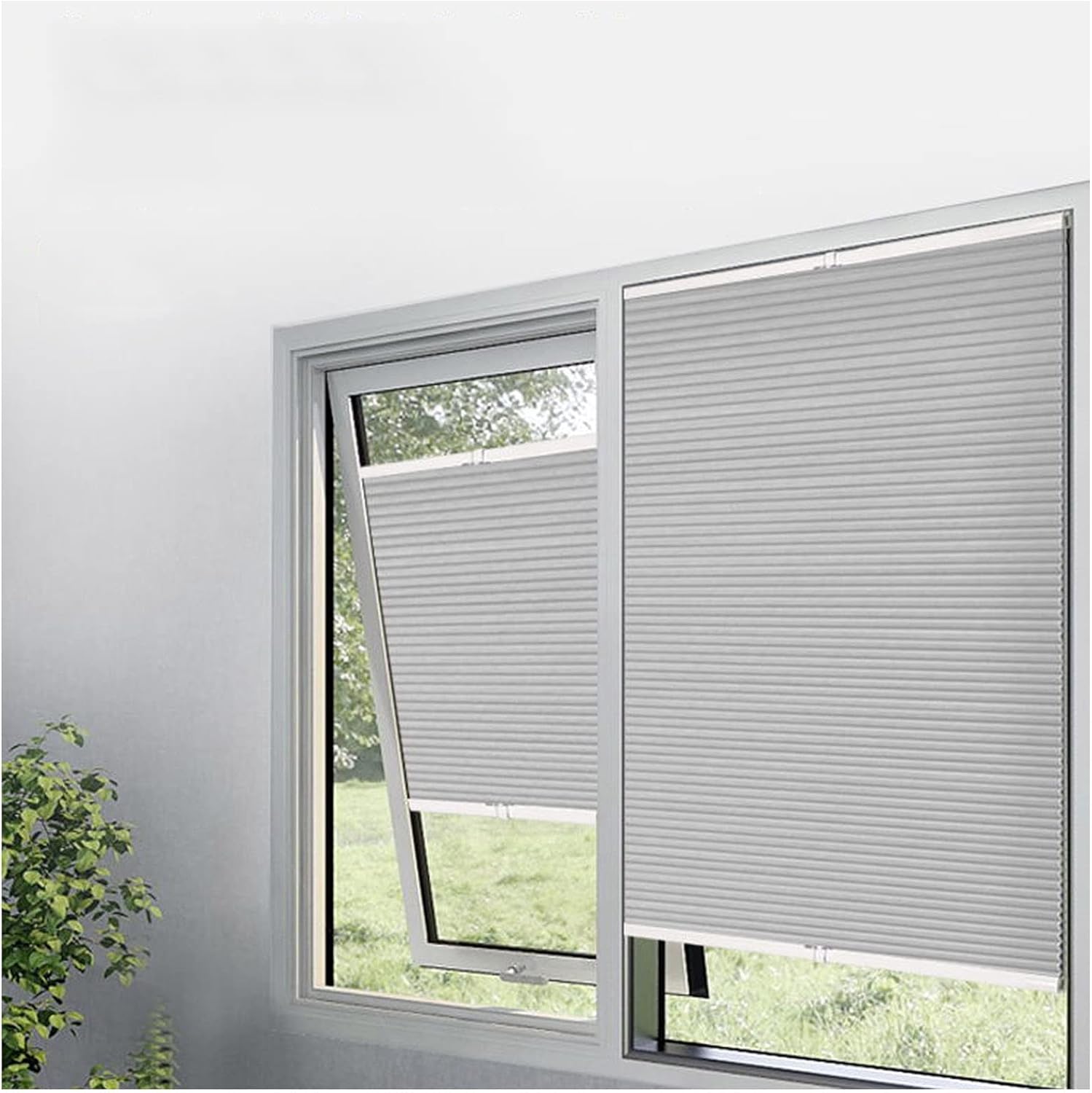 Amazon.de: DLLY Plissee Rollo Jalousie Für Fenster, Innen Wabenplissee Ohne Bohren, Thermo Waben ...