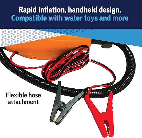 Miniatura 3 de Wow Sports - Electric Air Inflator - Air Pumps for Inflatables - Great for Towables and Boat Accessories - DC - Includes Cord, 3.0 PSI