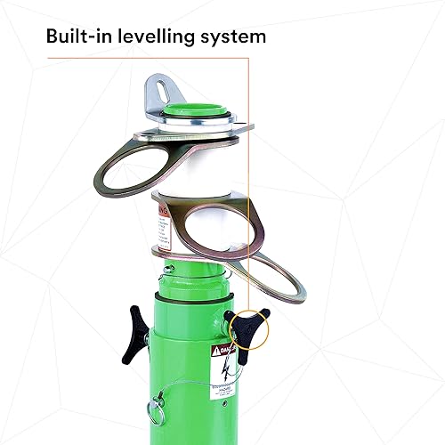 Miniatura 11 de 3M DBI-SALA Advanced 8516691 - Sistema de espacio confinado, portátil, telescópico con 3 puntos de anclaje giratorios independientes de 360 grados,