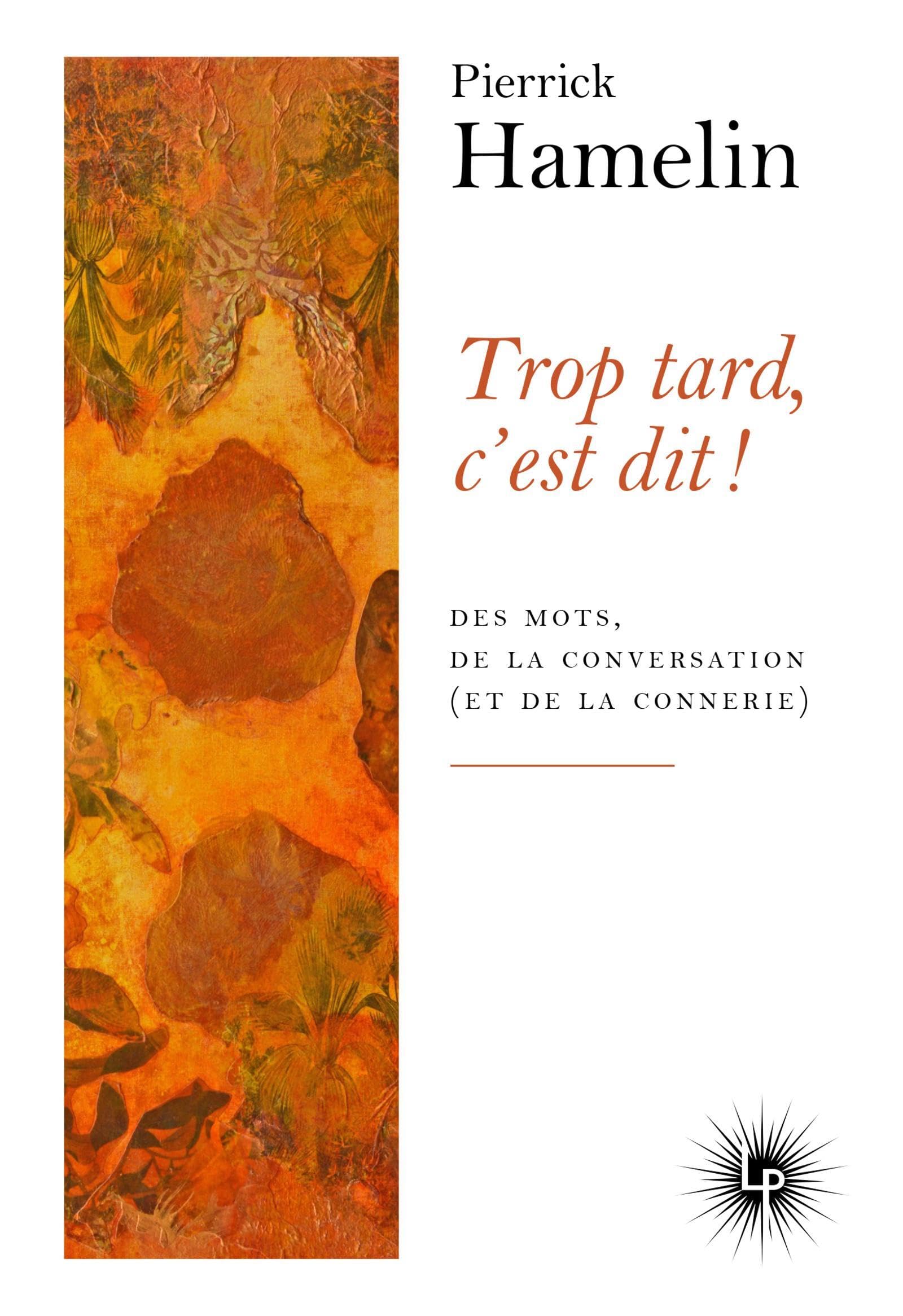 Trop tard, c'est dit !: Des mots, de la conversation (et de la connerie)