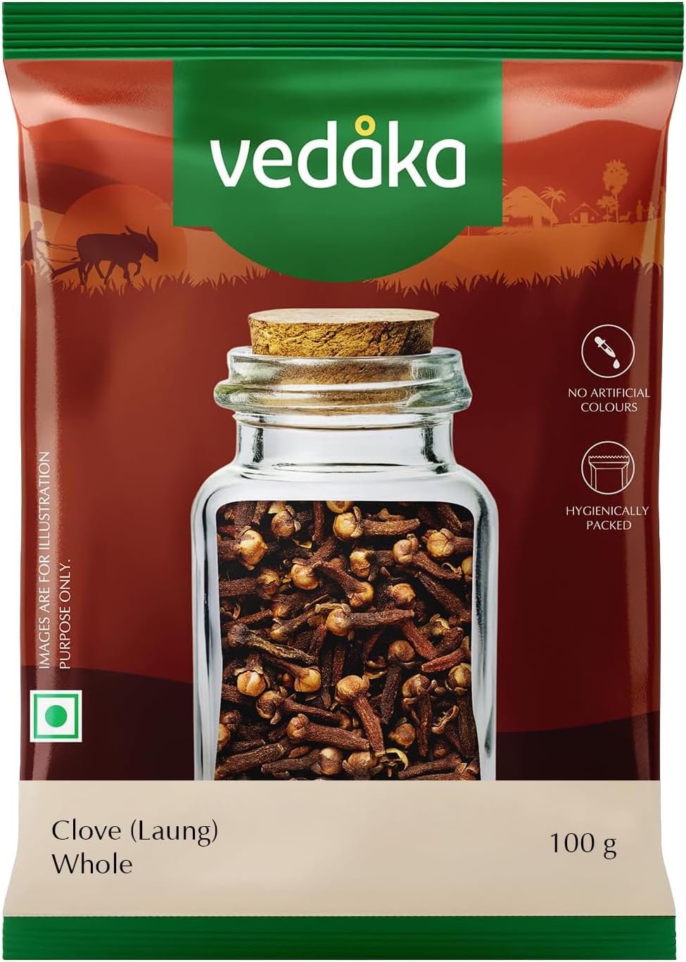 Amazon Brand - Vedaka Clove (Laung), 100g