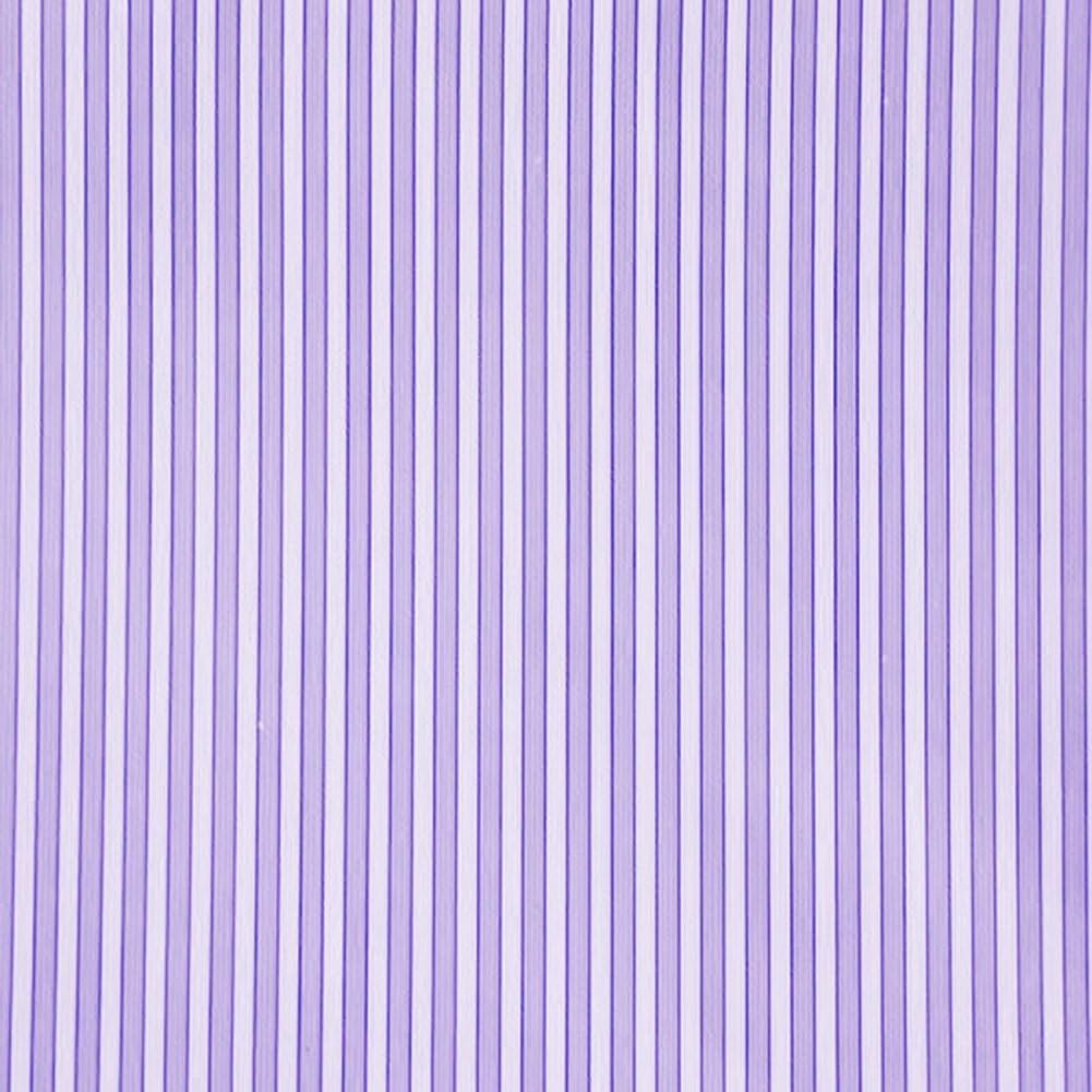 Violetish Blue Stripe - Vinyl Self-Adhesive Wallpaper Prepasted Wall Stickers Wall Decor (Roll)