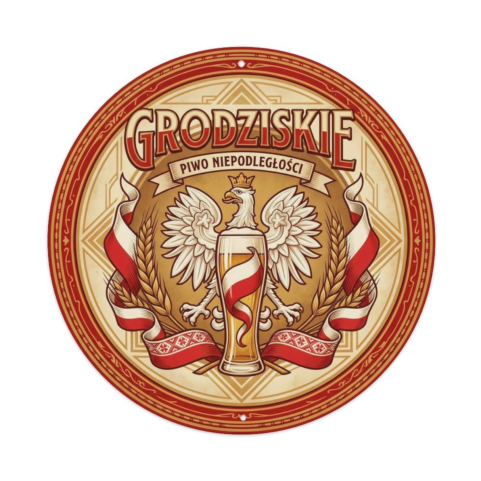 Polish Smoked Wheat Beer Ale House Sour Brew Classic Metal Tin Sign