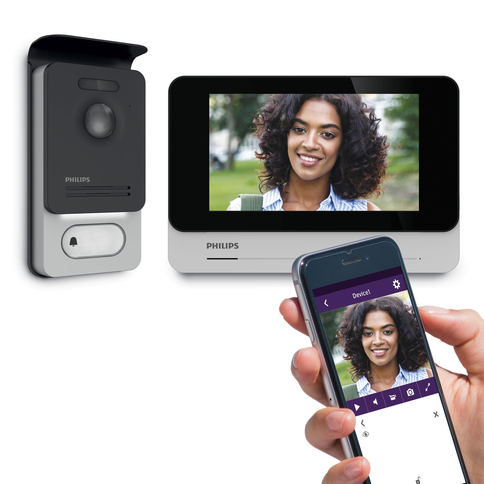 Philips Videocitofono Mono/Bifamiliare Wi-fi WelcomEye Connect 2 Smart Home