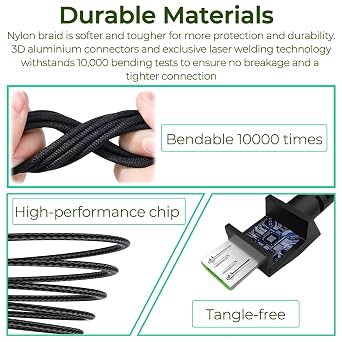 Razer USB Charging Cable Compatible with Naga Pro, DeathAdder V2 Pro, Viper Ultimate, Basilisk Ultimate, Hyperspeed Lightest Cyberpunk 2077 Mouse USB Charger Cord