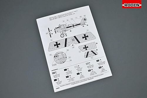 Miniatura 3 de Roden Kit de caza biplano alemán Pfalz D.III