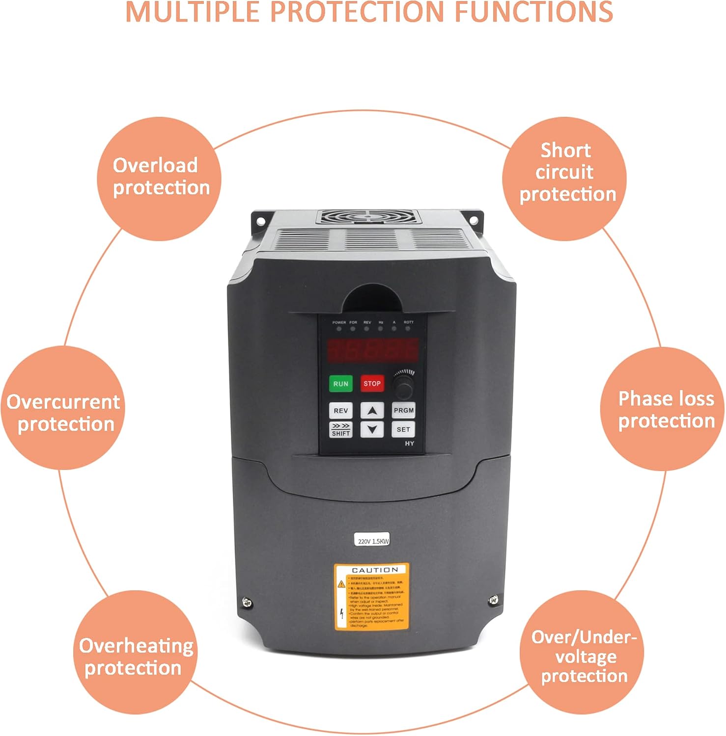 Big Sale RATTMMOTOR CNC Spindle Motor Kit 1.5KW Air Cooled Spindle Motor ER11 220V 24000RPM 8A 400HZ with 1.5KW VFD Drive 220V Inverter Variable Frequency Drive CNC Spindle Motor Control for CNC Router Machine