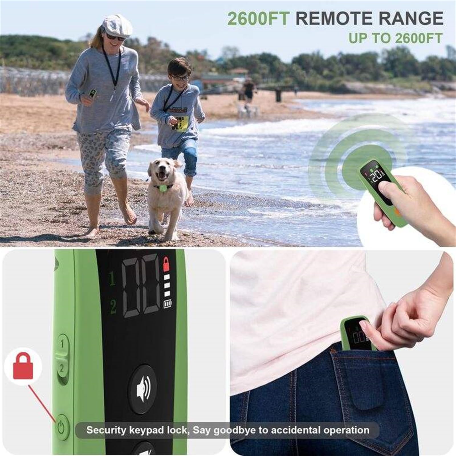 Generisch Neues Hundetrainingsspielzeug,Hundeausbildung,Hund Verhalten Guidance Halsband,Hund interaktives Spielzeug für Hunde Aller Größen - Wasserdicht, Einstellbare Länge (55v)