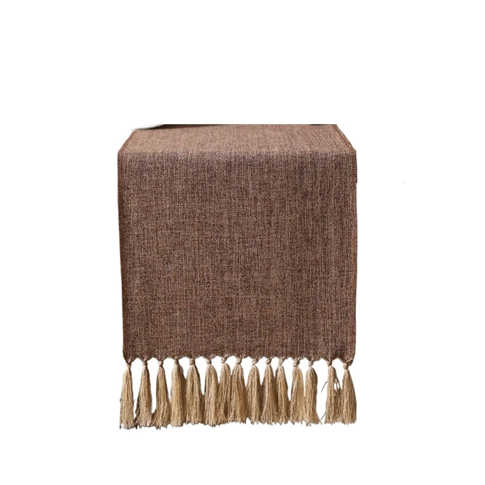 Rustic Farmhouse Table Runner, Burlap Linen Style , Woven Dining For Home,Party Decor For Home Party Decor(33x228cm)