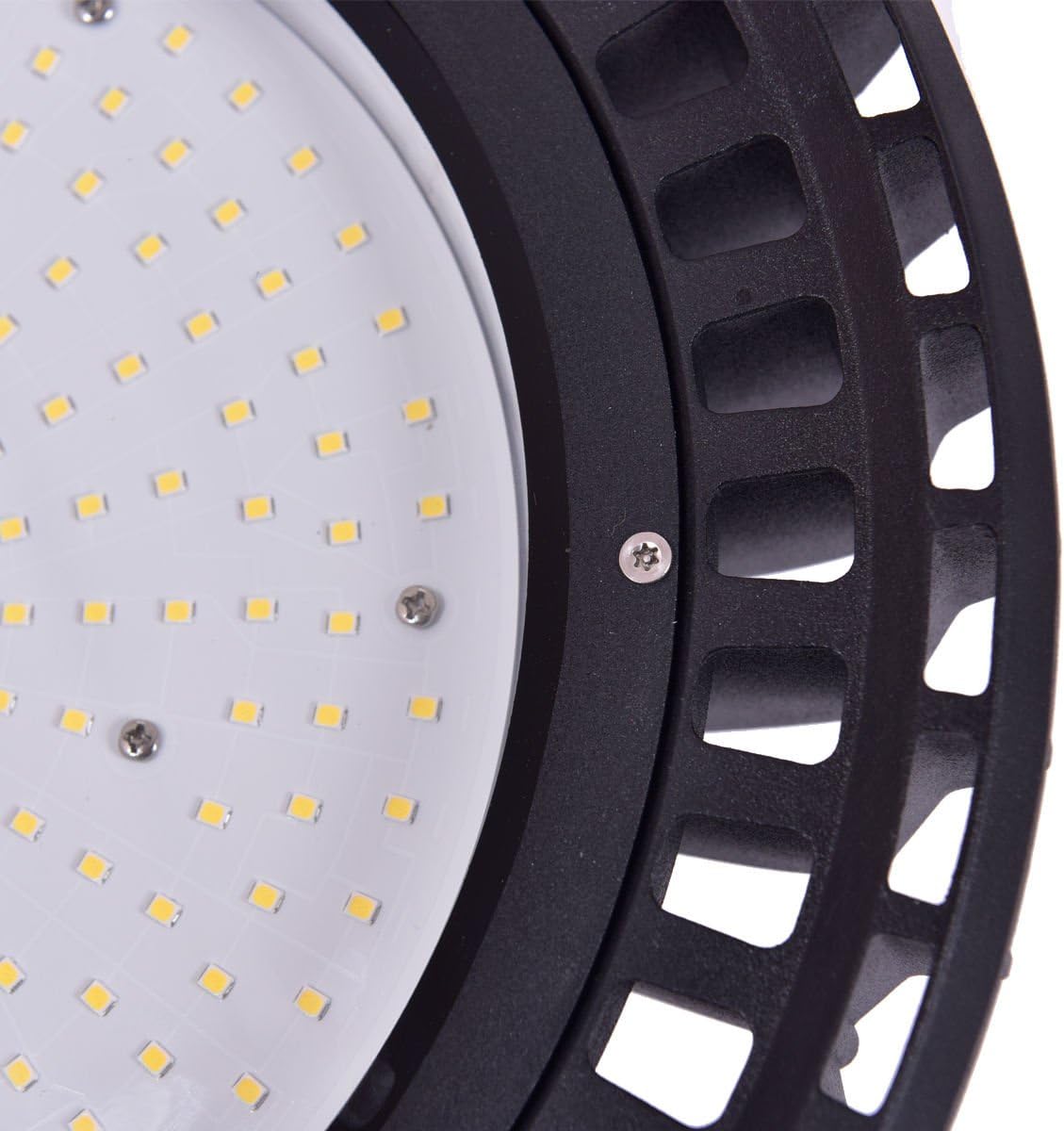 Goplus 150W LED High Bay Light, 22500LM 5000K Bright Daylight for Warehouse Factory Garage, UL Listed IP65 Waterproof UFO High Bay Shop Lights, AC100-277V (100, Watts)