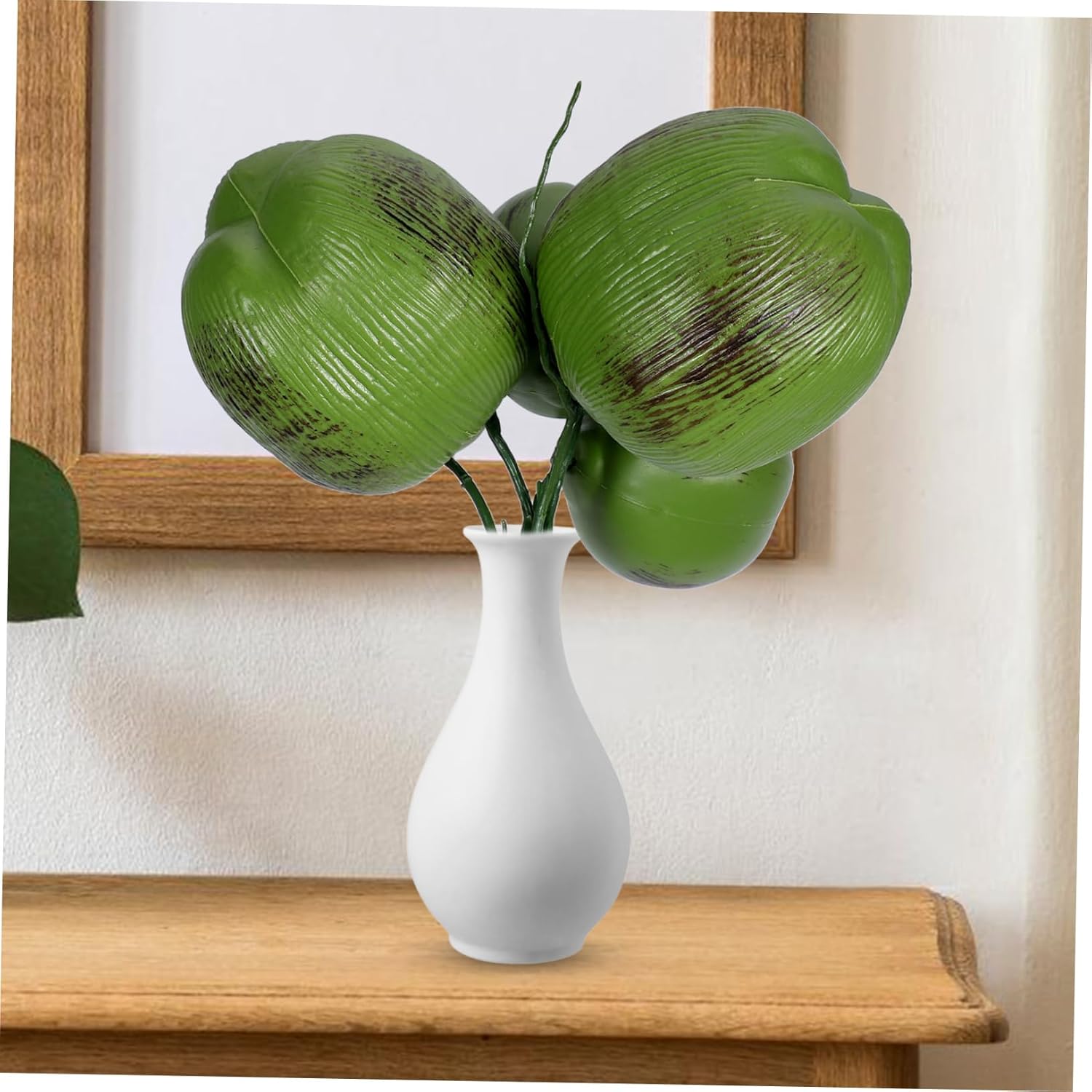 ABOOFAN Realistic Artificial Coconuts for Party Decorations Lifelike Tropical Centerpiece for Themed Events Easy to Arrange and Transport