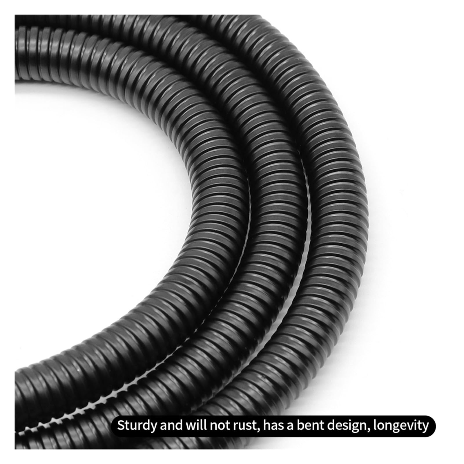 Manguera de ducha de acero inoxidable de alta presión, a prueba de explosiones, tubo de fontanería de 1,5 m para accesorios de baño y tubo de extensión de agua flexible
