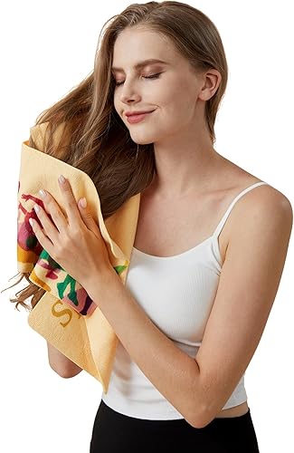BECGAM 1 Pack Hair Towel Wrap, Quick-Drying, Super Absorbent, Hair Drying Towel 