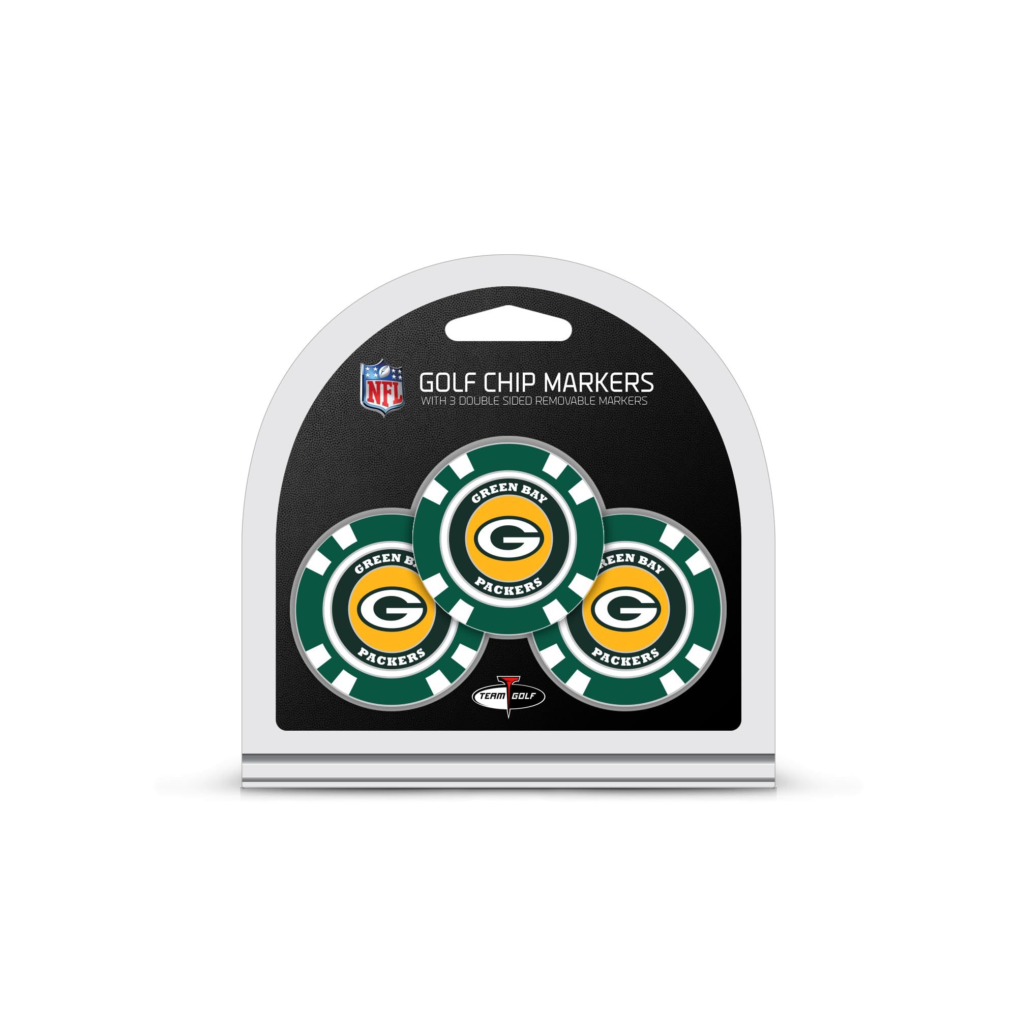 Team Golf NFL Poker Chip Size with Pop Out Smaller Double-Sided Enamel Markers