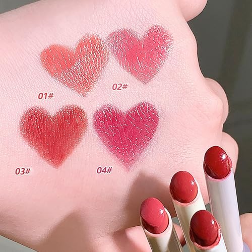 Miniatura 3 de Lápiz labial de gelatina de 4 colores, espejo hidratante de larga duración, esmalte labial tintado, no pegajoso, brillo de labios brillante, belleza