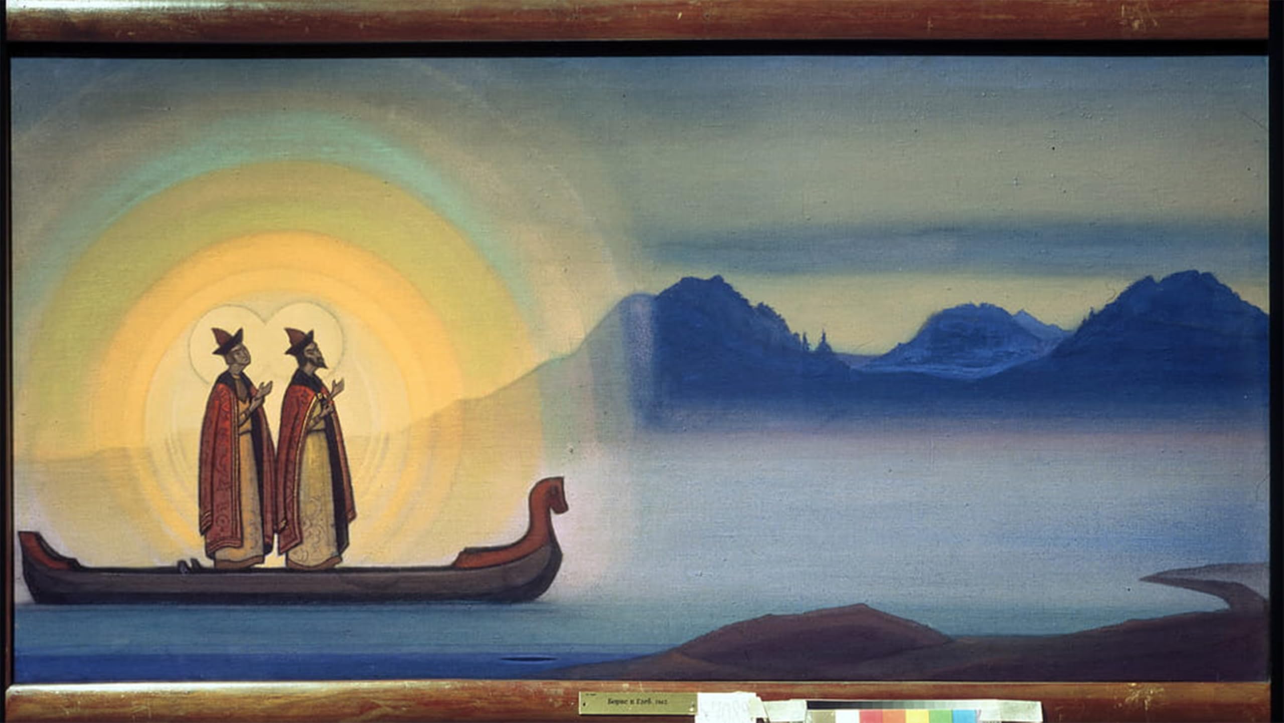 SERENDIPITP Aesthetic Poster Photo Wall Print Retro Picture Saints Boris and Gleb by Nicholas Roerich Modern Wall Artwork for Home Decor 60x90cm