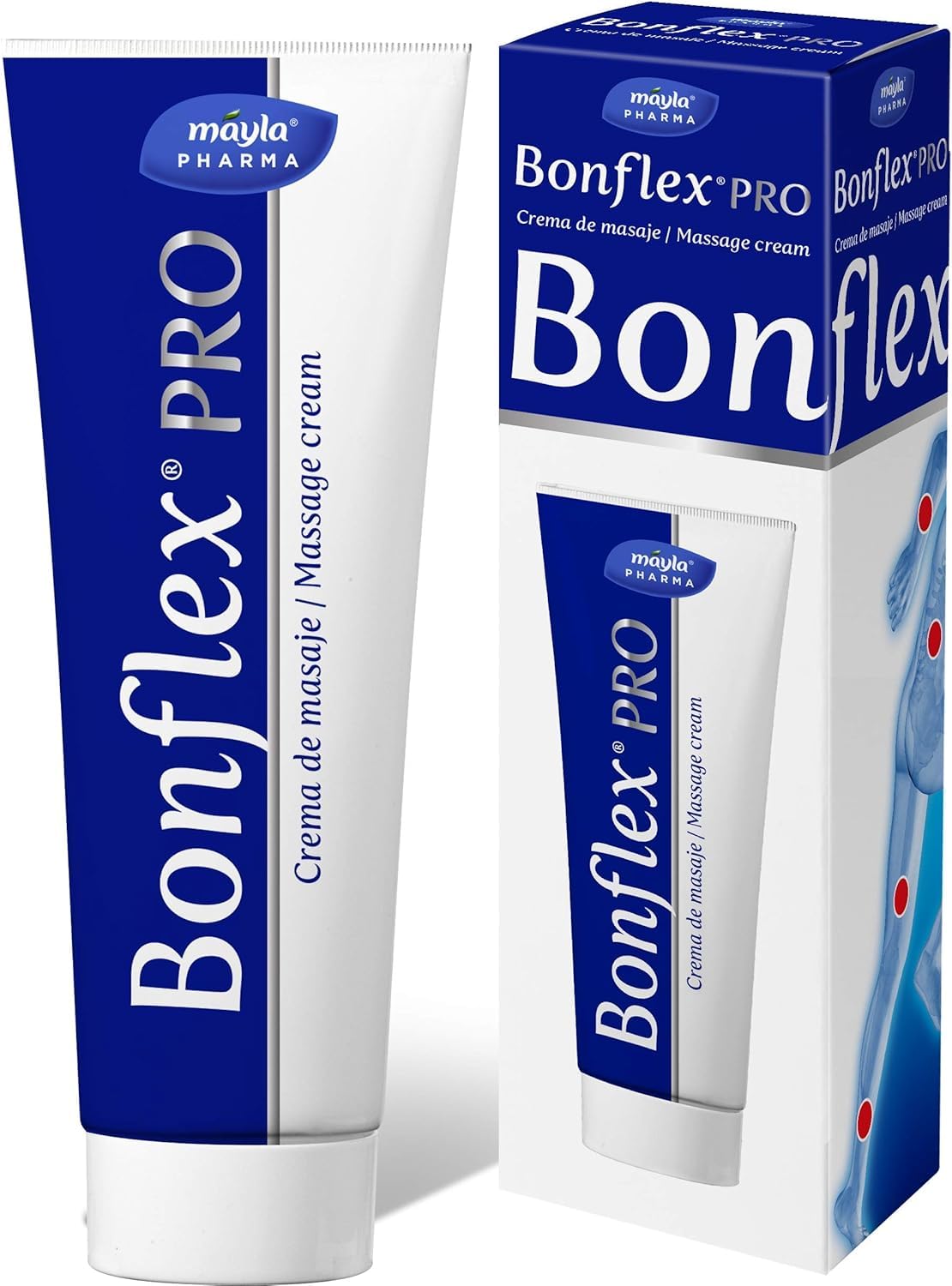 Bonflex Pro Crema 250ml | Ingredientes naturales | Crema con efecto calor |Ayuda a preparar y recuperar las articulaciones y músculos, para protegerlos antes y después de la actividad física.
