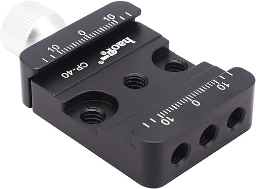 Vista 5 de Haoge CP-40 DSLR y abrazadera de liberación rápida sin espejo para conversión estándar tipo Arca Elevar Elevar Elevar Compatible con DJI Ronin S/SC