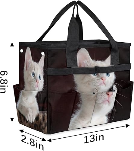 Miniatura 3 de Bolsa de herramientas de jardín para mujeres y hombres, bolsas de almacenamiento de herramientas de jardinería con 10 bolsillos, organizador de