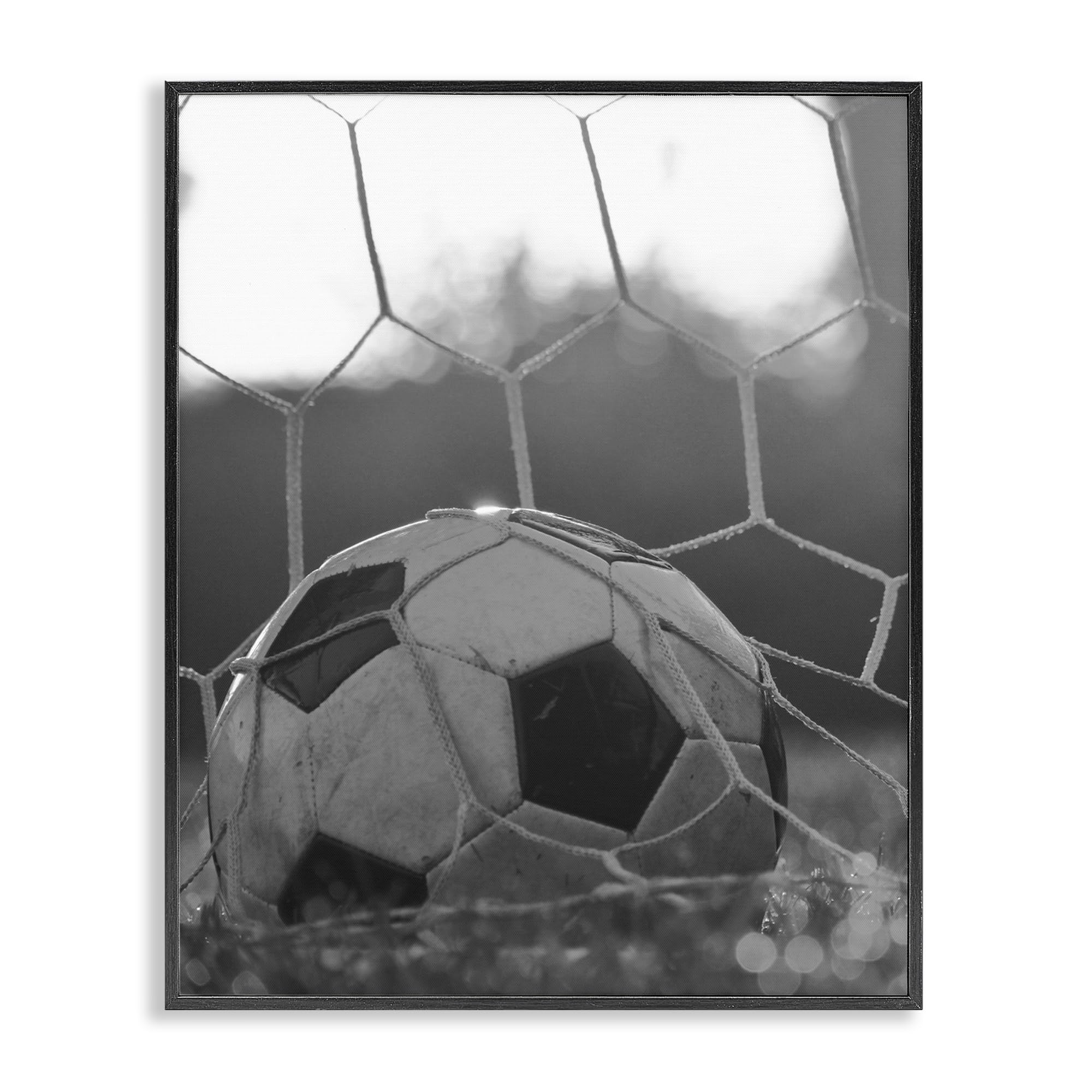 Stupell Industries 'Soccer Goal Score', Framed Giclee Art, Black, 16 x 20 Inches, Easy to Hang and Sturdy, Made in USA, by Marcus Prime