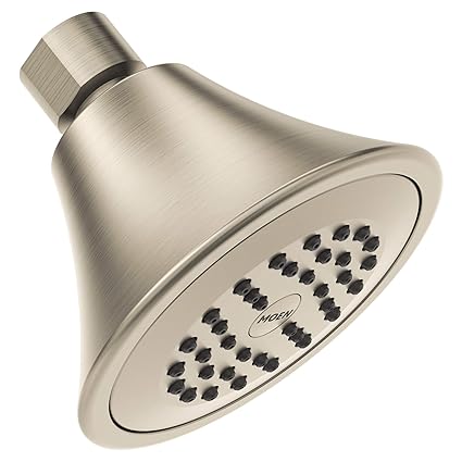 Moen 6370BN Collection 3.75-Inch Single Function Shower Head, Brushed Nickel