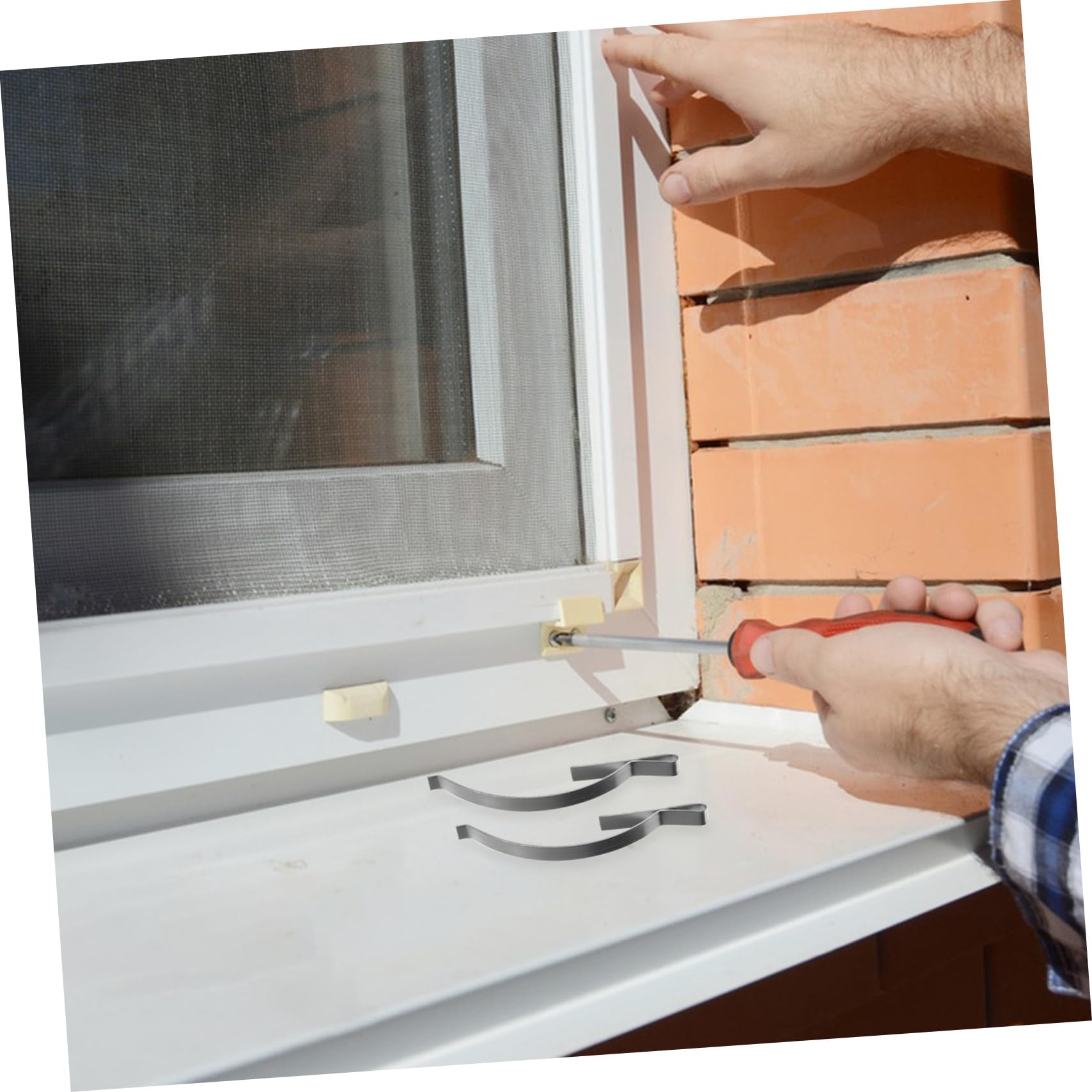 6 Ressorts De Tension Inox Pour Écran De Fenêtre - 3 1/4 Pouces - Neuf