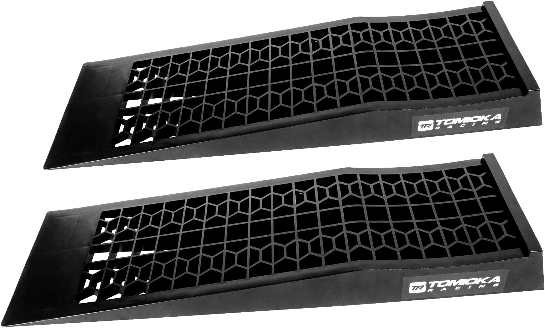 Super Slopes Low Profile Car Service Ramps Pair with Anti-Slip Pads, Perfect for Raise Lowered Car Oil Changes, Lift Vehicle Maintenance, & Jack Support