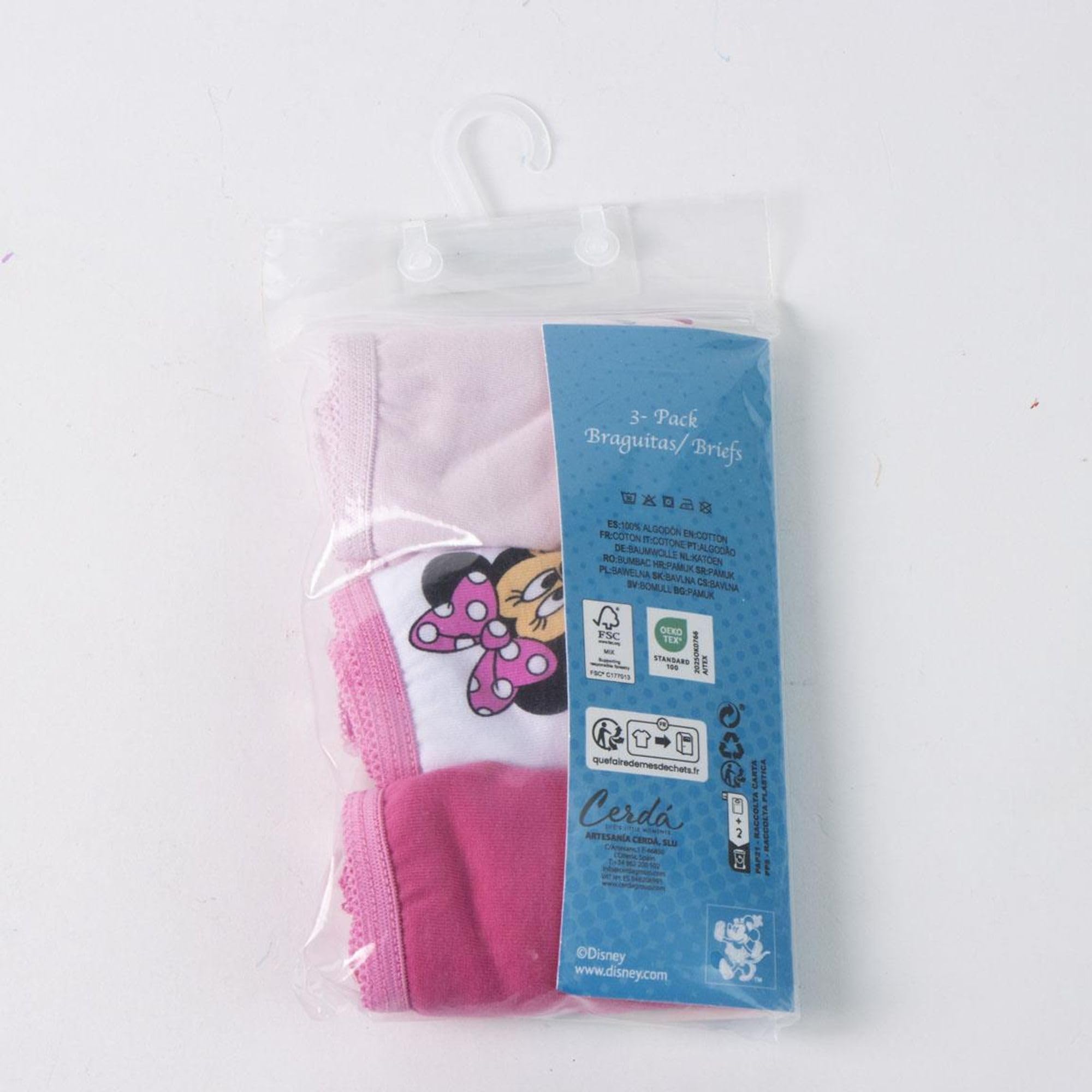 Pack Braguitas 3 o 5 Piezas Disney - Ropa Interior Niña Algodón Suave y Transpirable, Braguitas Disney Ajustables y Cómodas, 2-8 Años — view 5