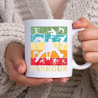 Parkour Lover - Freerunner Freerunning Backflip Jumping BlackMug, Tea Mug, Tea Cup, Coffee Cup