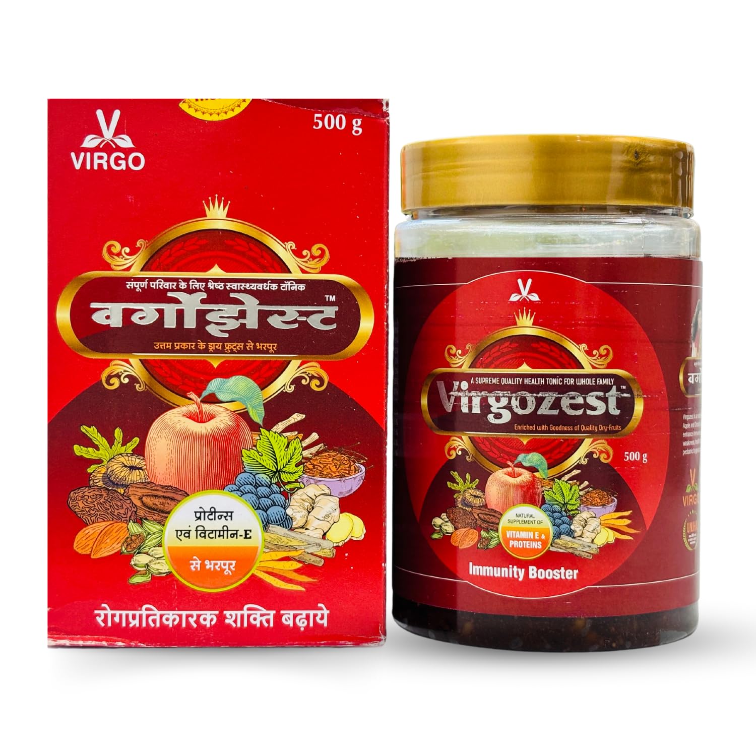VIRGO Virgozest Healthy Tonic Rich in Quality Dry Fruits | Complete Ayurvedic Tonic | Ayurvedic Immunity Booster | Proteins and Vitamin-E | Builds Overall Health | Ayurvedic Herbs | For all Age Groups | 500 Gm (B0CNXW49BF) Amazon Price History, Amazon Price Tracker