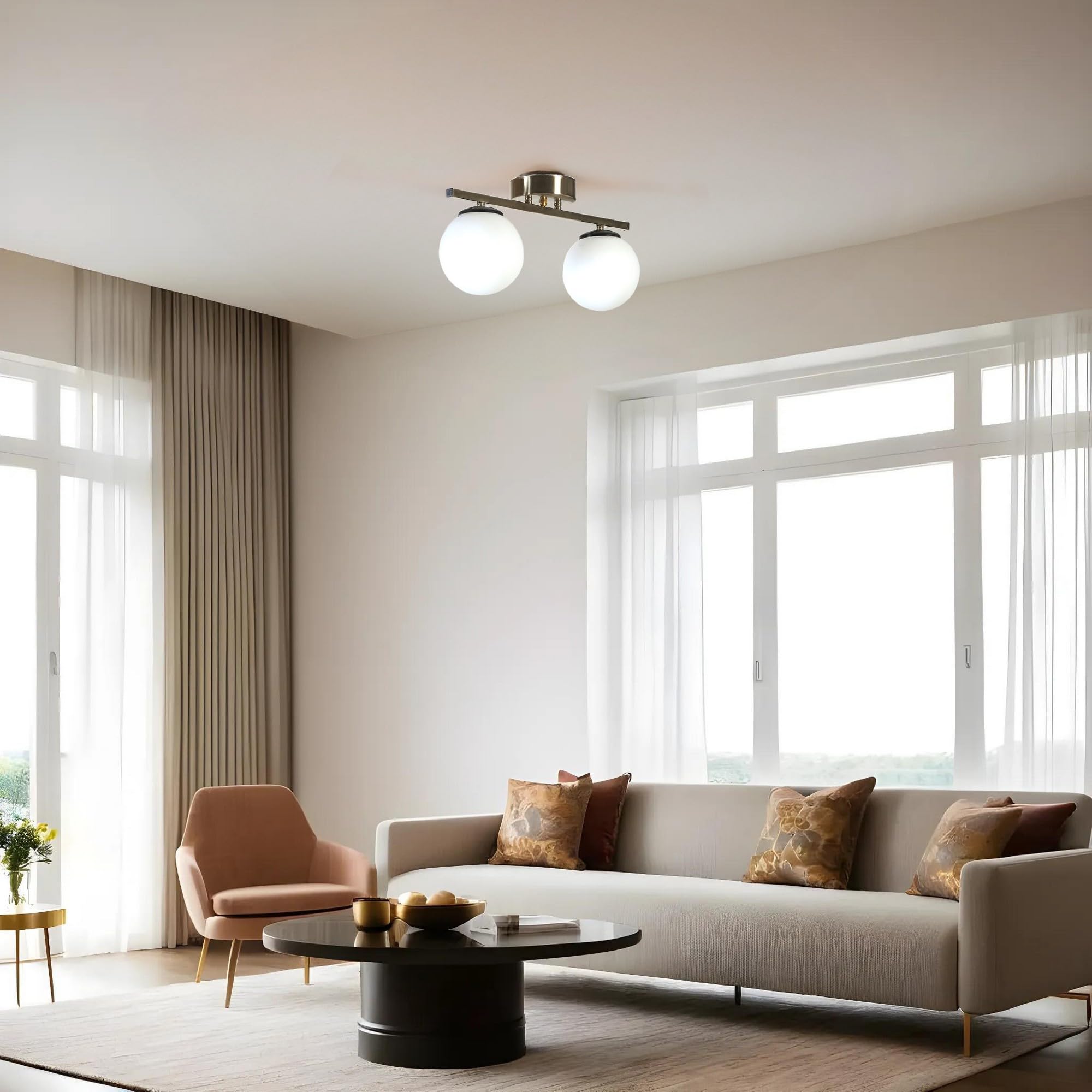 Lustre moderne pour salon et salle à manger chic - Opviq E27 36cm
