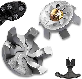 18Pcs Golf Spikes Golf Shoe Spikes Replacements,with 1 Black Golf Cleats Spanner,Golf Spikes for Any Shoe,Suitable for Use on Lawns or Golf Courses