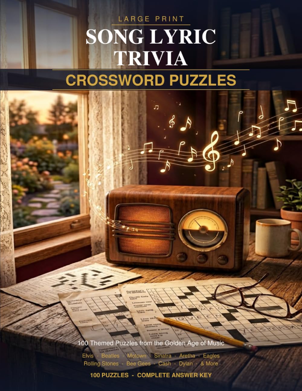 SONG LYRIC TRIVIA - CROSSWORD PUZZLES: LARGE PRINT