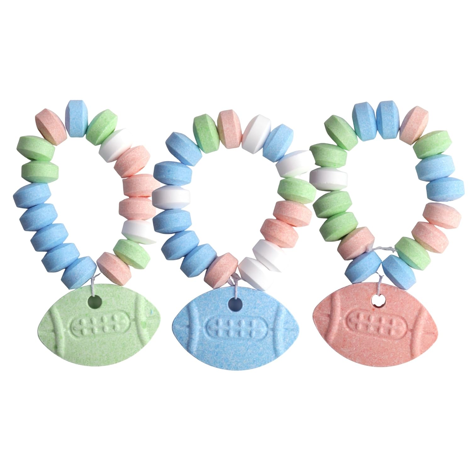 Football Candy Bracelets, Sports Themed Edible Jewelry, Individually Wrapped Team Party Favors, 24 Count, 10.16 Ounces - Image 9
