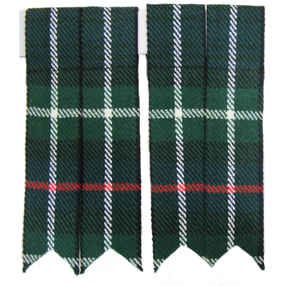 Tartanista Mens Mackenzie Tartan Pointed Kilt Flashes