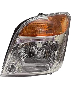 K D Headlight assembly for Maruti Suzuki Wagon R Type 3 With Bulb (Left/ Passenger Side)