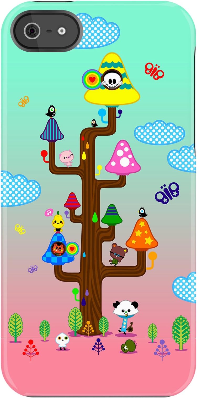 Uncommon LLC C0007-BT Funghi Magic Capsule Hard Case for iPhone 5/5S - Carrying Case - Retail Packaging - Multicolored