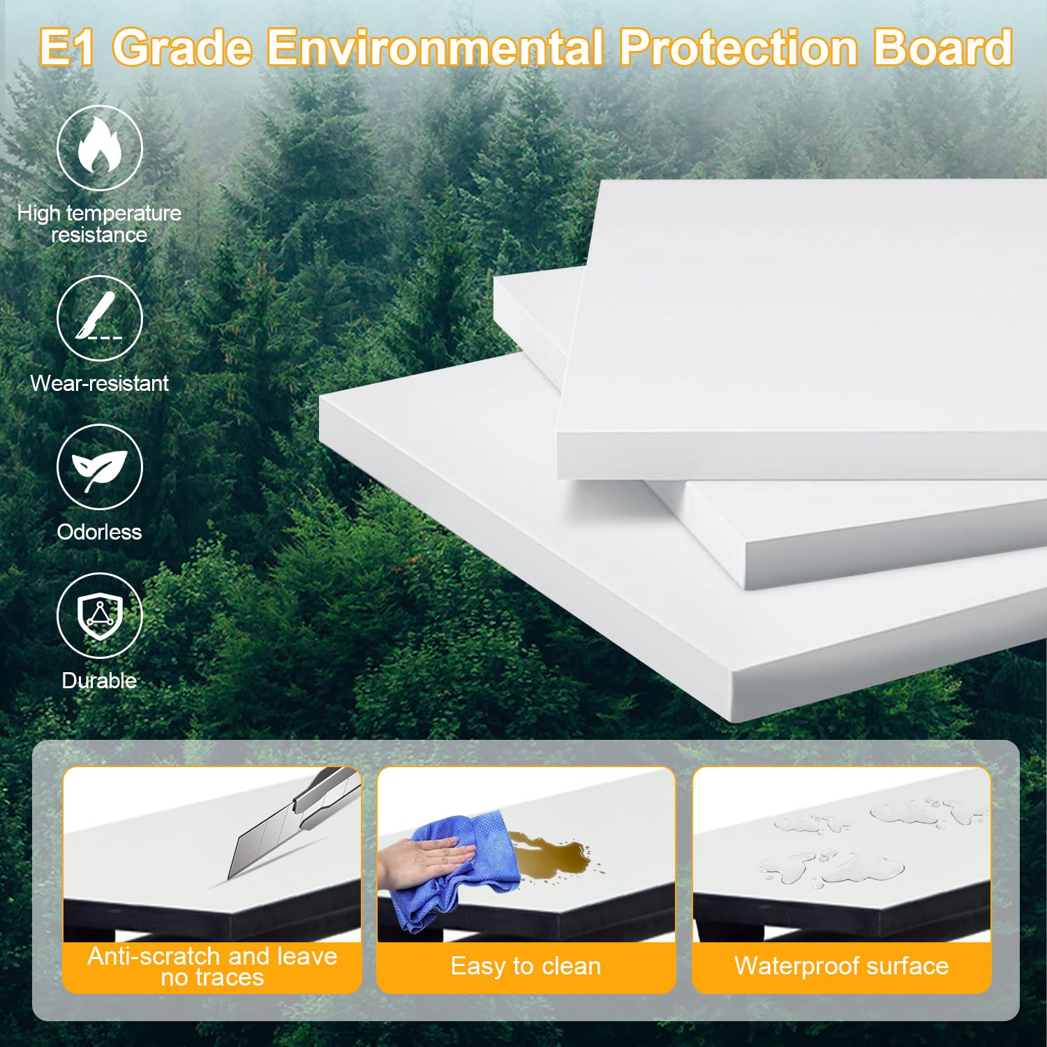 VORDERRY Conference Table Mobile Training Table with Silent Wheels Modern Flip Top Foldable Conference Room Table Rolling Meeting — view 7