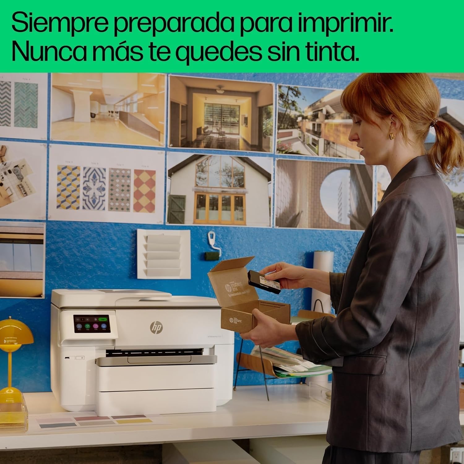 HP OfficeJet Pro 9730e Impresora multifunción A3 Tinta Doble Bandeja Automática Wi-Fi Instant Ink