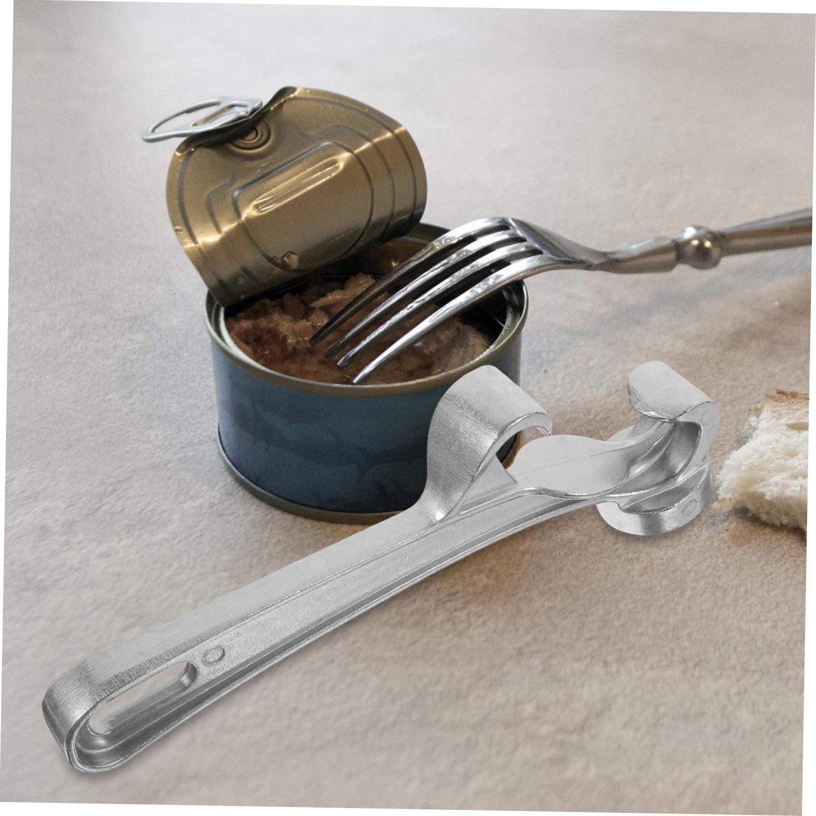 ABOOFAN 4 Piezas abrelatas herramienta multiusos tool open portátil cuberteros Tapas Práctico abridor de botellas abridor de cubos Levantador de jarra abrebotellas aleación de aluminio