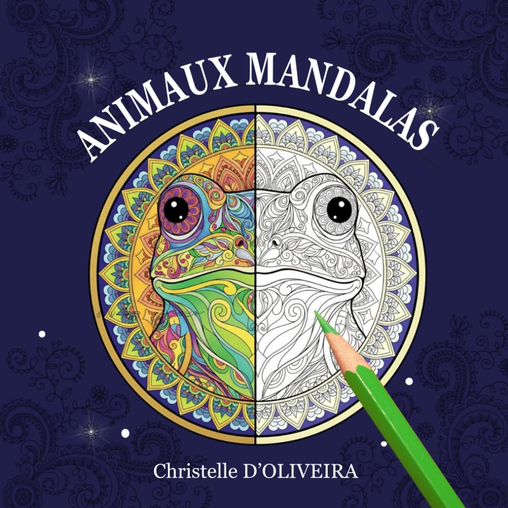 Livre de coloriage - Animaux Mandalas