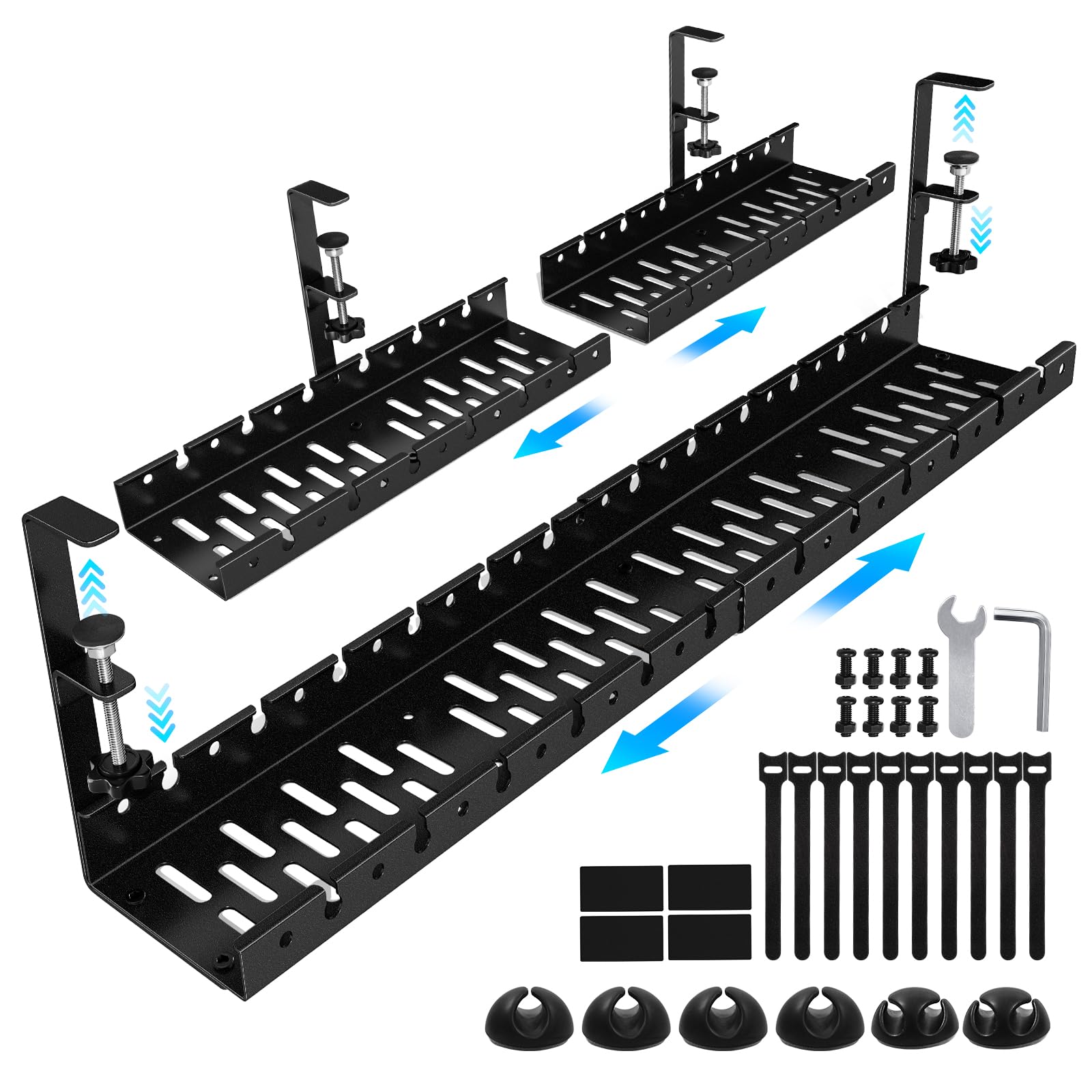 Amazon.com: Shikha Under Desk Cable Tray, 15.7