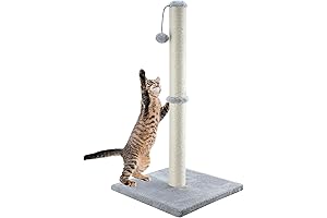 Mecool 34" Tall Cat Scratching Post: The Epitome of Feline Indulgence