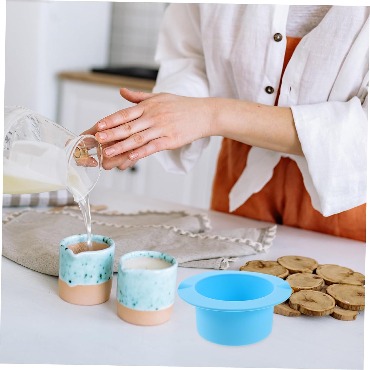 Hair Removal Wax Melting Bowl Silicone Wax Warmer Pot Non-stick Accessory Diy Beauty Tool for Home Salon