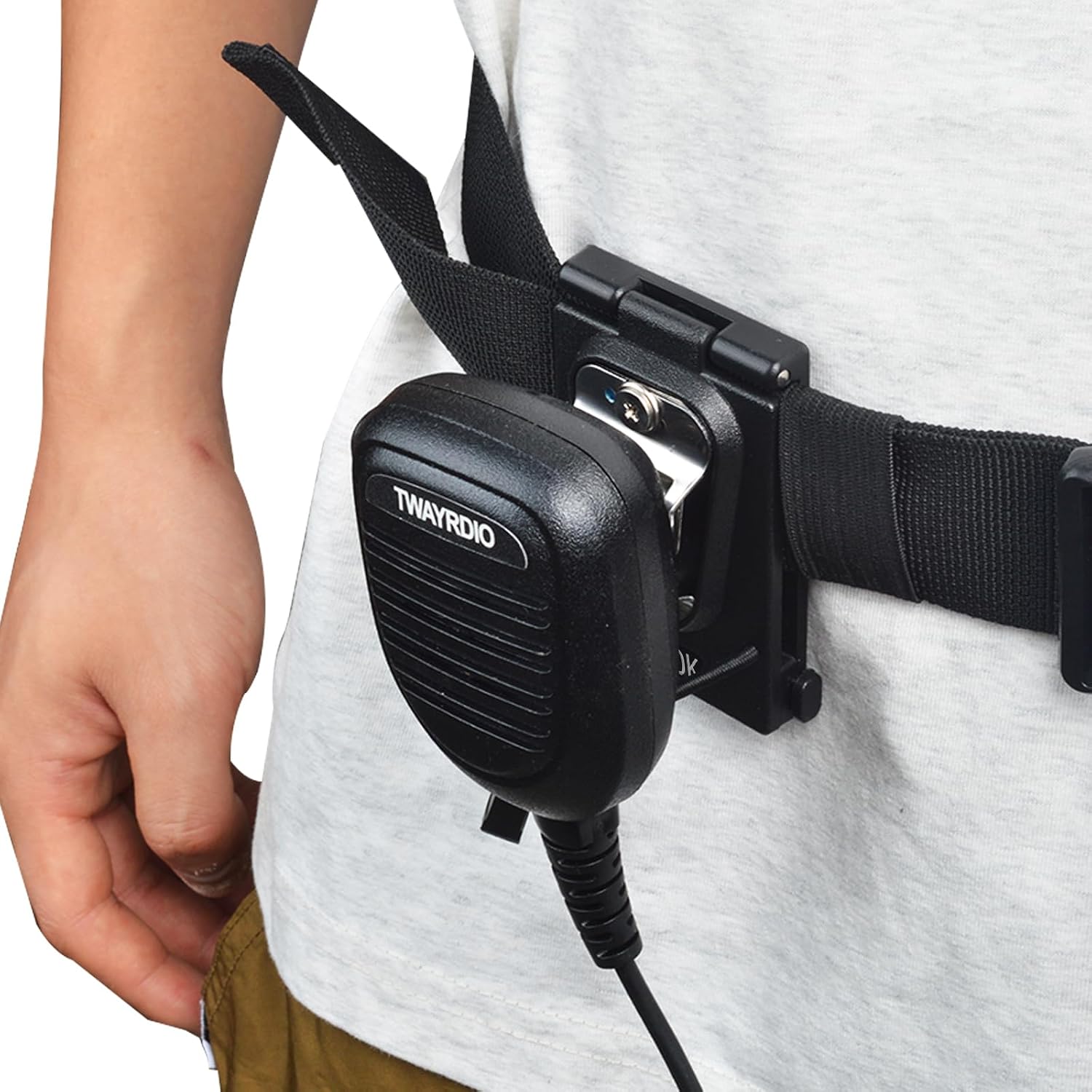 UAYESOK Quick-Release Radio Belt Holster for President Randy FCC, Randy II FCC, Randy II CB Radio, Tactical Adjustable CB Microphone Carry Case, Mobile Radio Speaker Mic Holder