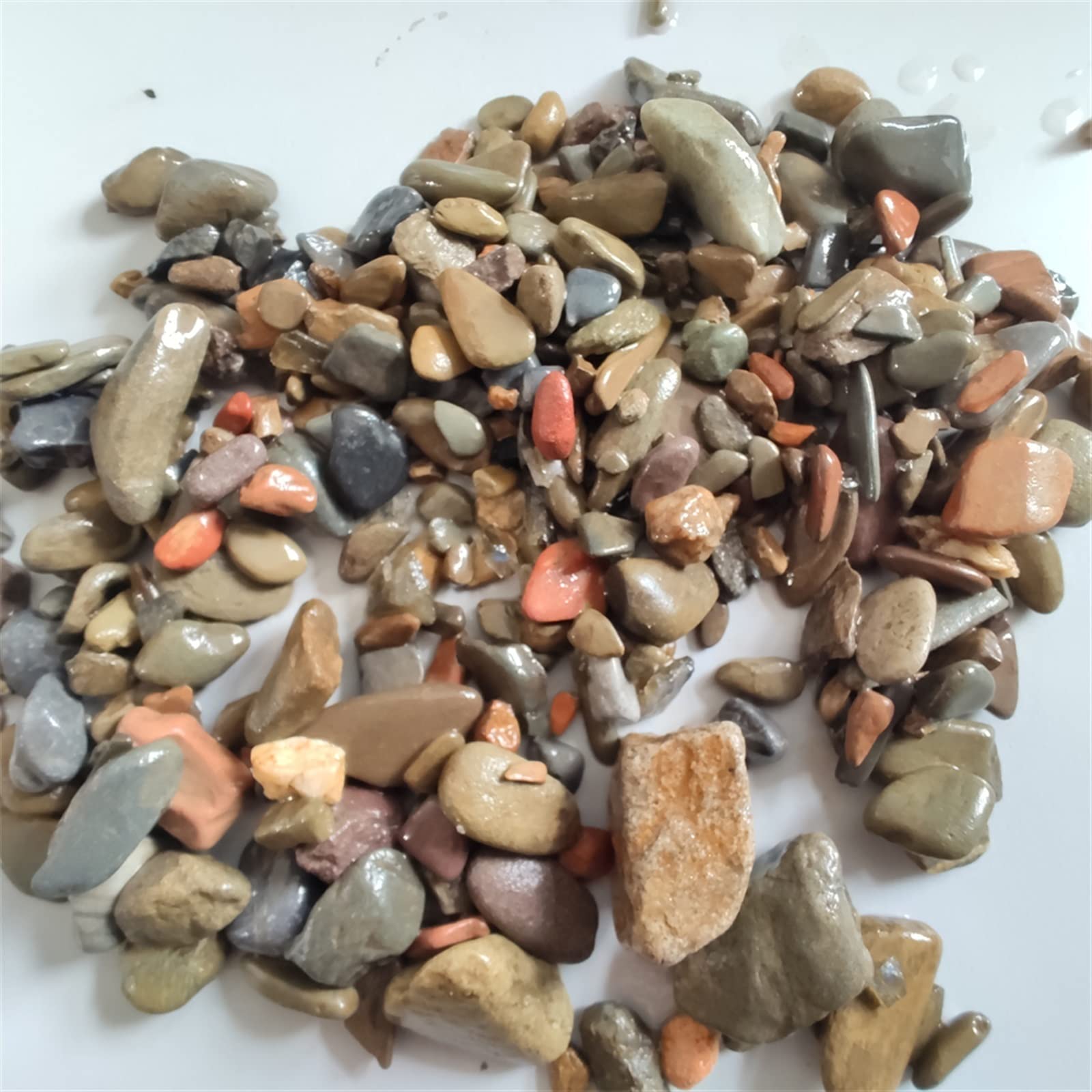 Sustrato de Acuario de Arena de Flujo Natural de 1000g, decoración de paisajismo, Piedras pequeñas, Suministros for Mascotas acuáticas decoración de la habitación