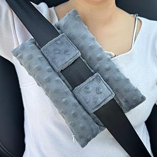 Chemo Port Pillow, Open Heart Surgery Recovery Gifts Pacemaker Cover Pad Protector Cushion for Post-Surgery Breast Cancer Patients, Minky Dot Dark Gray