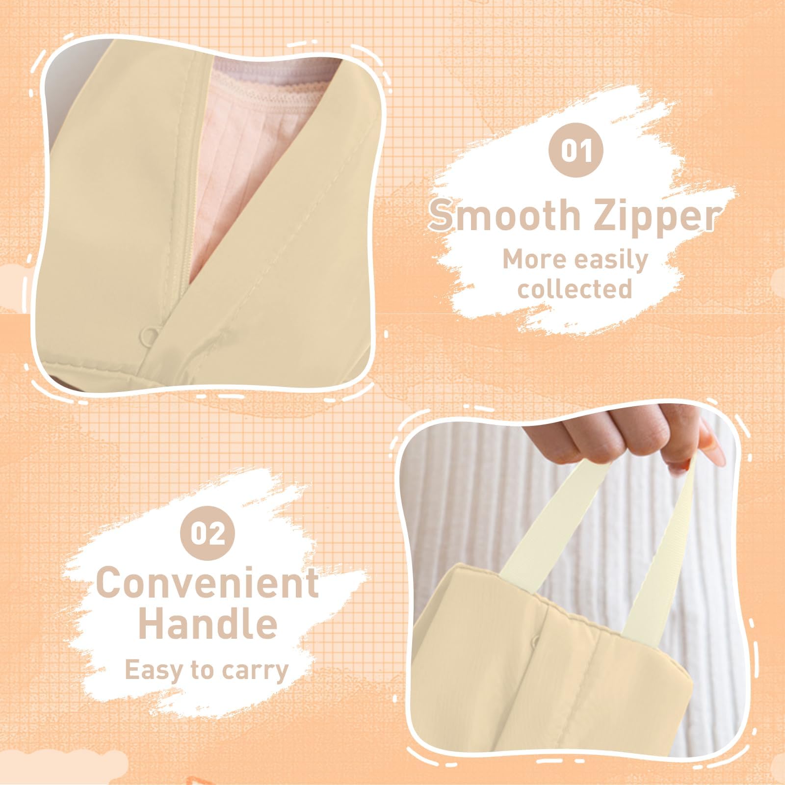 MAKABEE Travel Toiletry Bag for Women - 3pcs Hanging Toiletry Bag Sets Cosmetic Bag Travel Accessories for Men/Women - Image 6 thumbnail